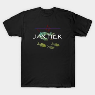 JAX Pier, Jacksonville Bch. FL, Heartbeat T-Shirt